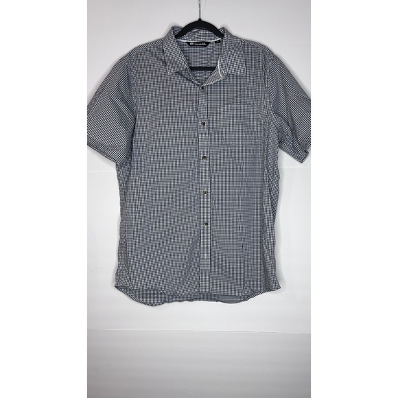 Travis Mathew Other - Travis Mathew Men's XL Short Sleeve Button Down Gingham Check Shirt‎